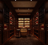 北京酒窖酒柜红酒架子 简约现代储物柜子 实木家具定制定做 欧式