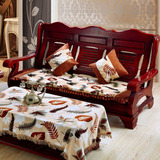 加厚实木红木沙发垫冬季春秋椅垫子防滑沙发坐垫可拆洗包邮促销