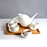 婚礼品创意骨质瓷整套泡花茶壶杯咖啡套具装陶瓷4人家用大茶具新
