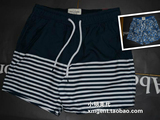 美国代购af Abercrombie Fitch夏季男式修身速干运动短裤沙滩裤