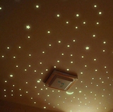 3d立体夜光贴包邮 荧光贴 屋顶天花板装饰贴纸 发光星星月亮流星