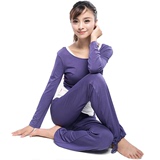 春款韩版女瑜伽健身房服三件套套装秋舞蹈跑步紧身背心运动服