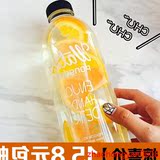 韩国代购新款PongDang water水果泡茶玻璃水杯子排毒水瓶便携水壶