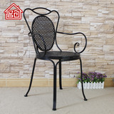 鑫名创 欧式铁艺椅子阳台咖啡桌椅 阳台休闲椅 沙发椅 茶几三套件