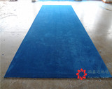 纯色素色蓝色地毯新西兰进口羊毛纯手工晴纶地毯颜色任选地毯定制