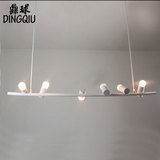 设计师欧式北欧现代创意艺术小鸟树枝 办公室餐厅吧台吊灯 工程灯