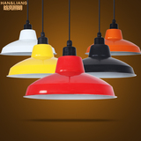 不锈钢工矿灯罩餐厅办公单头吊灯创意个性灯具现代简约创意个性办