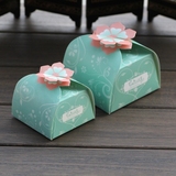 韩式创意花瓣喜糖盒子新款结婚卡纸糖果包装盒大小号婚庆用品糖盒