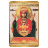 原版进口年历卡片 2016年 圣母与圣子1 基督教圣像画日历礼品书签