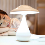 LED护眼学习触摸充电调光蘑菇空气净化器台灯节能创意卧室床头灯