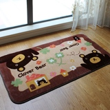 儿童卡通地毯小熊地毯卧室床边毯客厅时尚地毯可机洗地毯飘窗毯