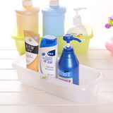 日本进口浴室沥水皂盒化妆盒 卫生间置物整理盒 桌面化妆品收纳盒