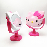 赢阁韩国创意镜子可爱卡通猫化妆镜儿童台式美容公主梳妆镜洗漱镜