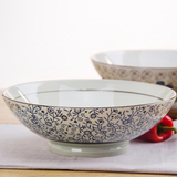 陶瓷斗笠碗 创意菜盘圆形深盘 景德镇瓷器盘子 日式和风餐具餐盘