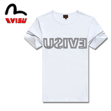 日本代购 EVISU/福神 专柜正品 3D效果字母短袖半袖T恤 直邮