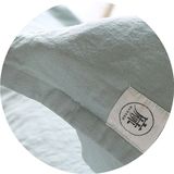 朴壹 天然麻棉麻四件套亚麻柔软床单被套纯色床上用品1.5/1.8m新