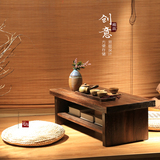 日式榻榻米桌子小茶几 矮桌 实木炕桌炕几/双层飘窗桌子简约创意