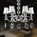 欧式奢华LED水晶吊灯 现代简约简欧客厅灯具创意大气卧室灯饰餐厅