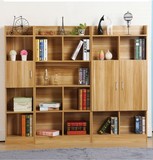 特价新款包邮自由组合书柜书架置物架古董架带门柜子简易书橱家具