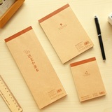 三年二班●韩国文具 牛皮纸随身本 学生笔记本记事本便携小本子