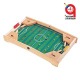进口Pintoy桌面足球游戏亲子互动玩具木制 桌上足球比赛男孩礼物