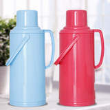 五月花塑料外壳大容量保温瓶玻璃内胆热水瓶家用暖水壶3.2升暖瓶