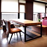 桌大型会议桌高档松木办公桌欧式家用餐桌饭桌美式实木办公会议