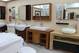 简约现代中式浴室柜组合橡木实木落地式卫浴柜洗手盆洗脸盆柜组合