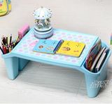 儿童塑料桌 床上书桌学生桌写字桌宝宝桌笔记本电脑桌桌面收纳盒