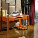 实木书桌 简约现代电脑桌 木质办公桌 台式写字台 橡木书台特价