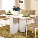 品牌热卖简约现代餐桌可折叠伸缩组合饭桌欧式圆桌加强铝合金桌椅