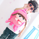 可爱韩版时尚女童儿童包包卡通小孩公主单肩包斜挎包包潮毛绒背包