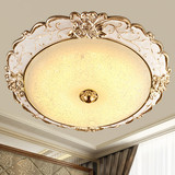 LED吸顶灯具欧式复古温馨客厅灯圆形灯饰主卧室大气餐厅现代简约