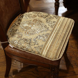 欧式餐椅垫坐垫四季通用布艺防滑实木椅子凳子坐垫座垫定做可拆洗