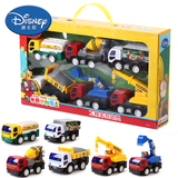 迪士尼儿童玩具工程车模型惯性汽车吊车油罐车挖掘机卡车搅拌车