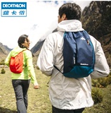 迪卡侬 双肩背包男女 旅行休闲包 潮帆布运动学院书包 10LQUECHUA