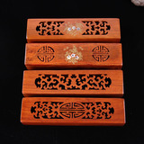 促销越南花梨木线香盒木质熏香盒 红木卧香炉沉香线香香盒筷子盒