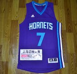 滔搏正品新版SW球迷版 NBA篮球服黄蜂队7号林书豪球衣 AU材质紫色