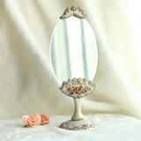 全国包邮结婚镜子创意欧式树脂化妆镜田园公主镜化妆台镜