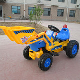 儿童电动挖掘机大号四轮2到8岁宝宝可坐推土机脚踏工程车玩具童车