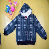 单件120cm（6-7岁）110cm（4-5岁）圆领豹纹外贸原单男童保暖外套