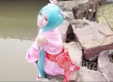 青青美衣服cosplay服装 VOCALOID 初音未来 樱花和服  COS服现货