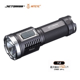 JETBeam杰特明 T4充电强光远射手电筒 26650 USB直充户外搜索手电