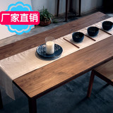 原木实木家具餐桌书桌办公桌客厅桌日式茶几北欧宜家现代简约创意