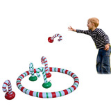 出口充气扔投掷套圈户外运动游戏活动道具PVC 圣诞节礼物儿童玩具