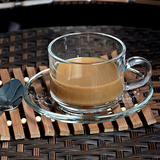 欧式玻璃咖啡杯星巴克透明小巴杯秒杀直销牛奶杯随手杯茶杯小号杯