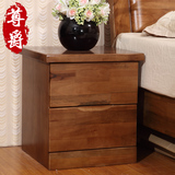 新中式古典香樟木全实木床头柜 现代中式家具 卧室储物柜 收纳柜