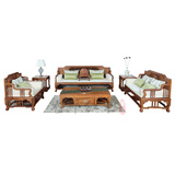 红木沙发实木家具  大果紫檀新中式客厅沙发组合带垫 厂家直销