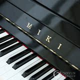 日本二手中古钢琴 MIKI 米奇 1 专业演奏立式黑色家用高端钢琴