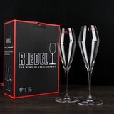 奥地利RIEDEL水晶红酒杯VITIS酒仙系列Champagne香槟杯2支装专柜